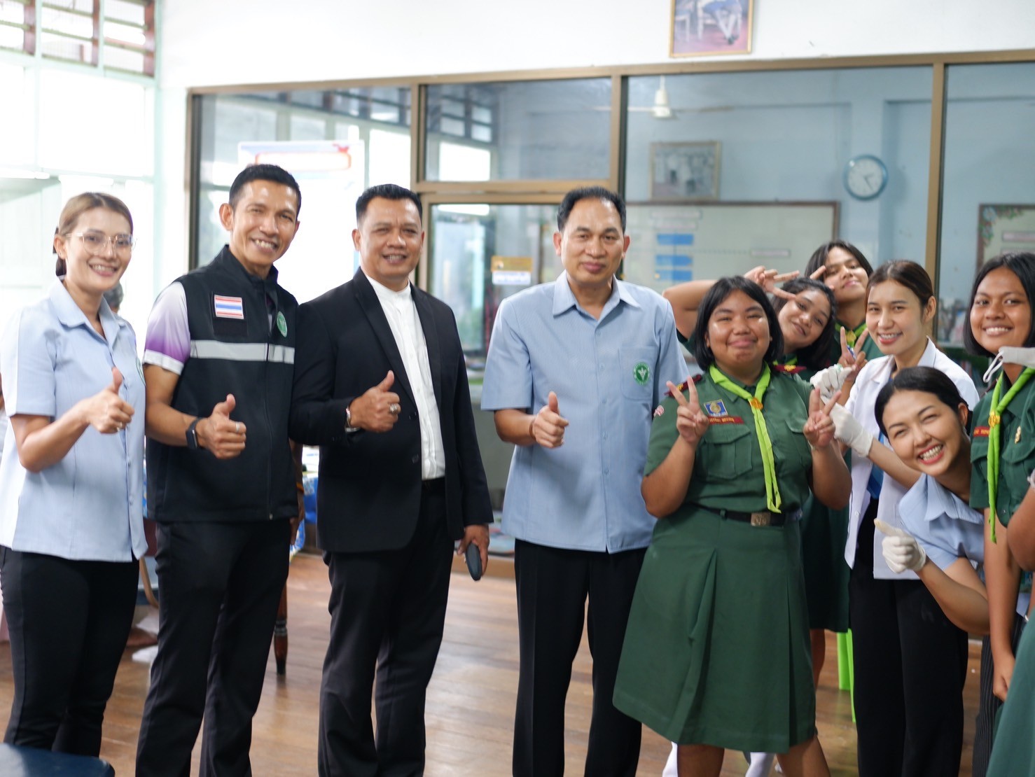 “QUICK   WIN” ฉีดวัคซีนป้องกันเชื้อไวรัส HPV โรงเรียนนาบอน